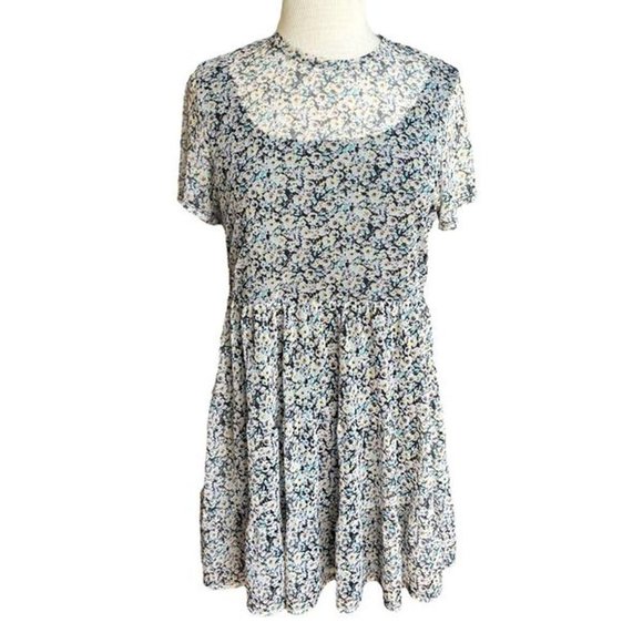 As U Wish Dresses & Skirts - As U Wish Mini Baby Doll Floral Dress